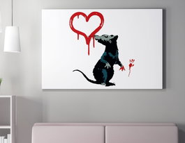 Wallity Lienzo Decorativo Banksy WY129 50 x 70 cm